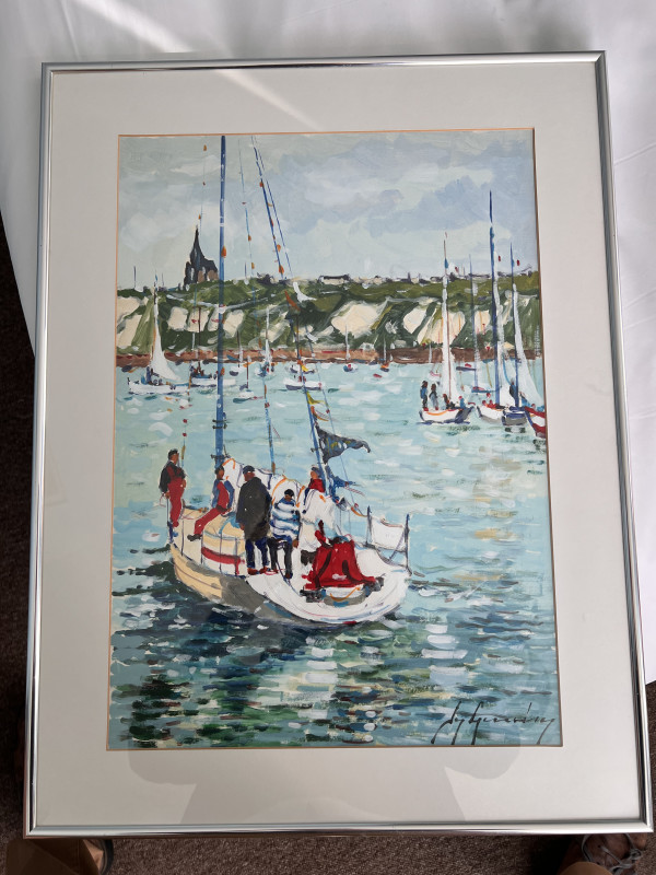 'Sailing Yachts' by Guy LeGendre, Image 1.