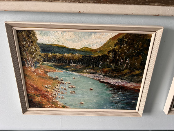 'Stream in a Country Scene'