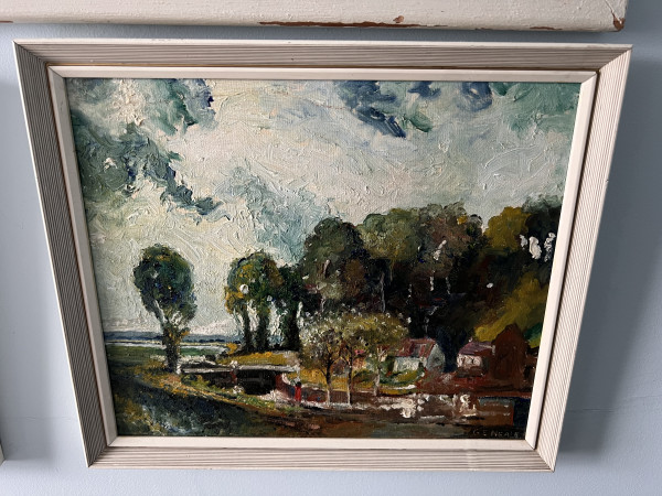 'Loch in a Country Scene'