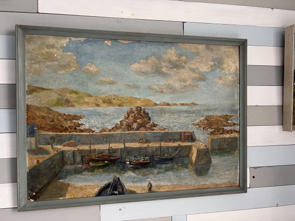 'Harbour Scene' by ? Swanston, Image 2.