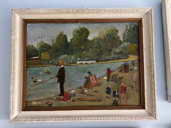 'Lake Fishing' by W J O'Brien, Image 3.