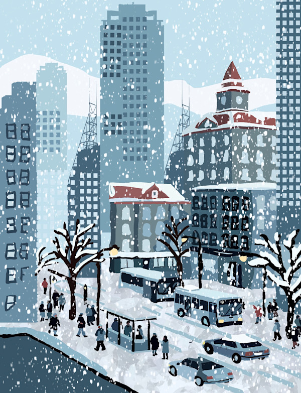 City_Winter_Landscape by Emily Rose Govier Honderich