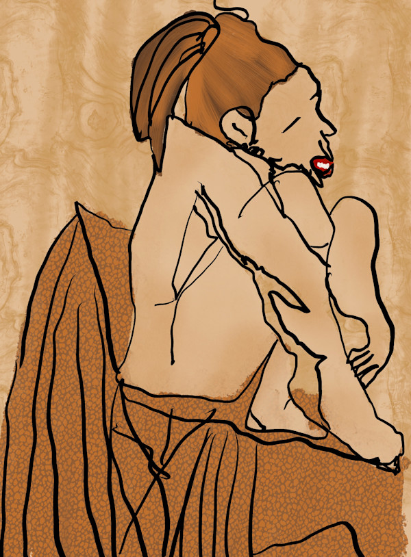 Women_Nude_Figure by Emily Rose Govier Honderich, Image 1.