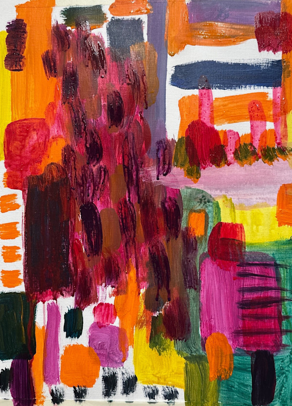 city_acryic_painting_landscape by Emily Rose Govier Honderich