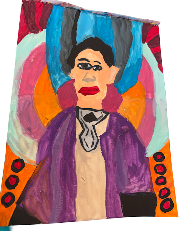 women_gouache_portrait_womens_day by Emily Rose Govier Honderich, Image 1.