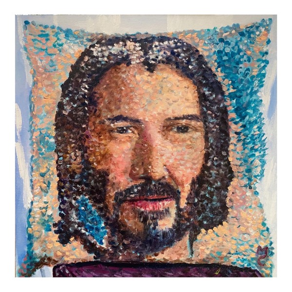 Day 5-January Keanu Sparkle pillow by May Charters