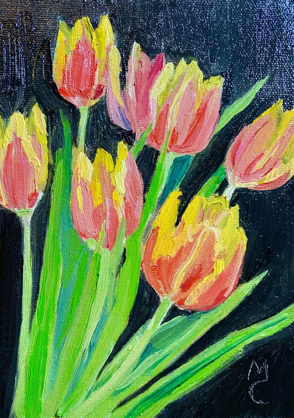 Day 14- Tulips kiss by May Charters