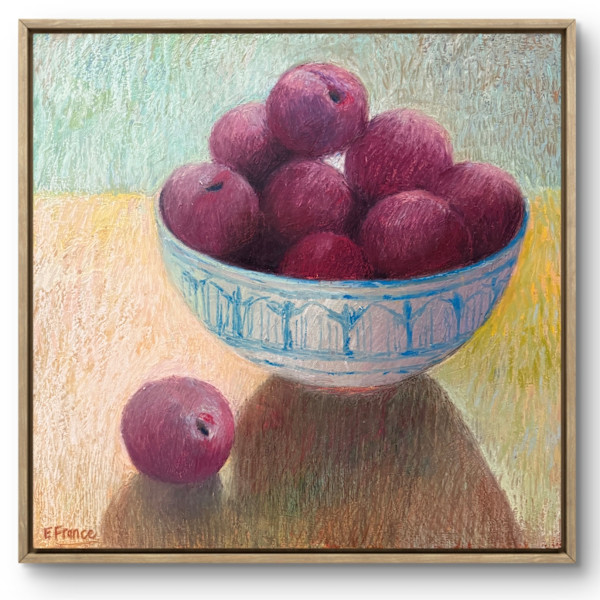 Bowl of Plums by Elle France, Image 6.