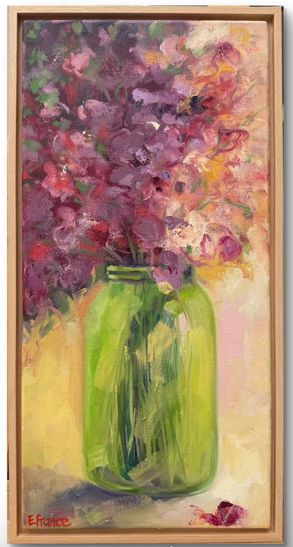 Sweet Pea in Pickle Jar by Elle France, Image 1.