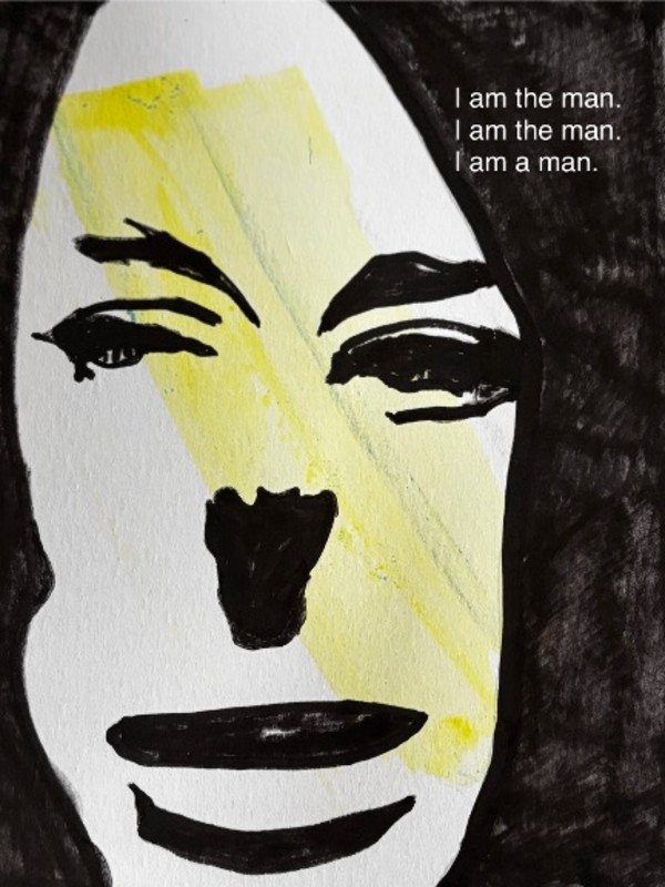 I AM A Man (8x6 Reproduction) by S. Gordon Harwood