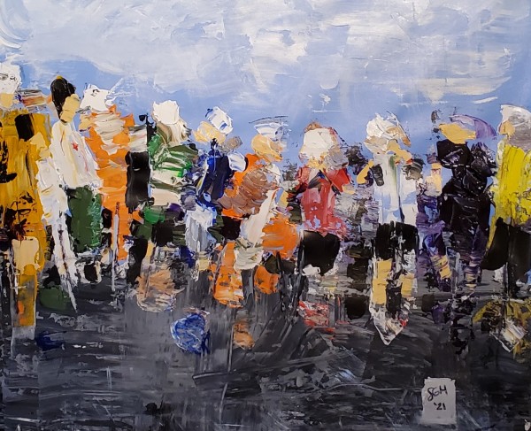Départ du Tour, première étape by S. Gordon Harwood