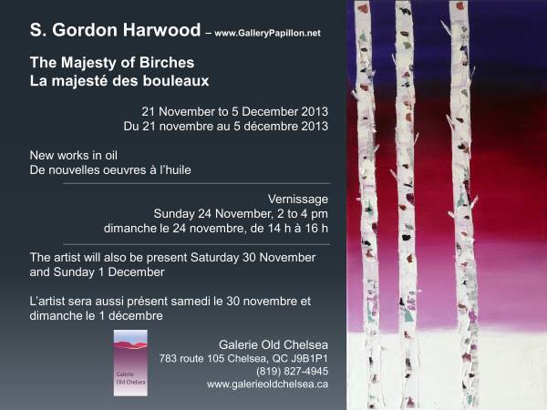 2013 - Galerie Old Chelsea - The Majesty of Birches by S. Gordon Harwood