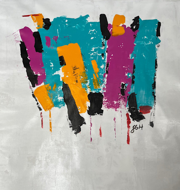 Chrysalis -acrylic on canvas -  48x48 by S. Gordon Harwood, Image 1.