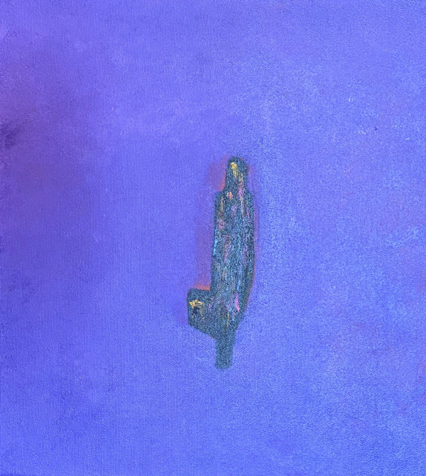 Outbound - acrylic on canvas 12x12 by S. Gordon Harwood, Image 4.