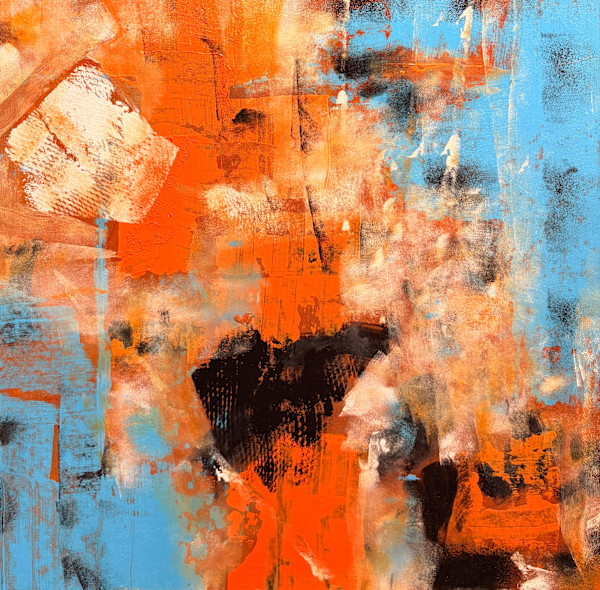 Lentas Sea Shore - acrylic on canvas - 20x20 by S. Gordon Harwood, Image 1.