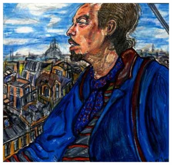 Max At The Beaubourg Museum Paris France by Max Shertz