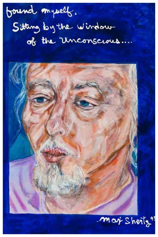 Sitting By The Window Of The Unconscious (Self Portrait) by Christiane Shertz representing Max Shertz
