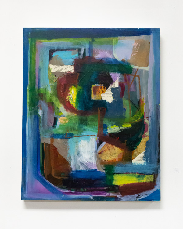 untitled series (paper and blue) by Kelly Mills, Image 1.