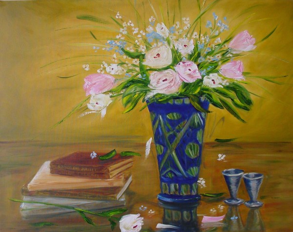 The Blue Vase by Jeannina Blanco