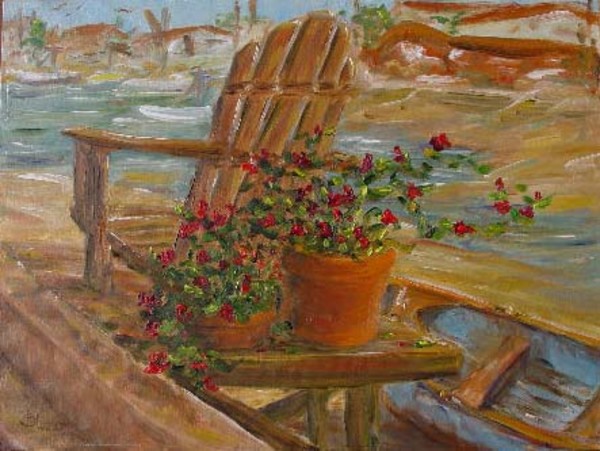 A Place to Rest, Balboa Island by Jeannina Blanco