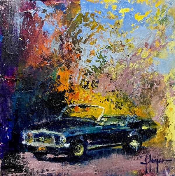 Baby Blue, 67 Mustang by Jeannina Blanco