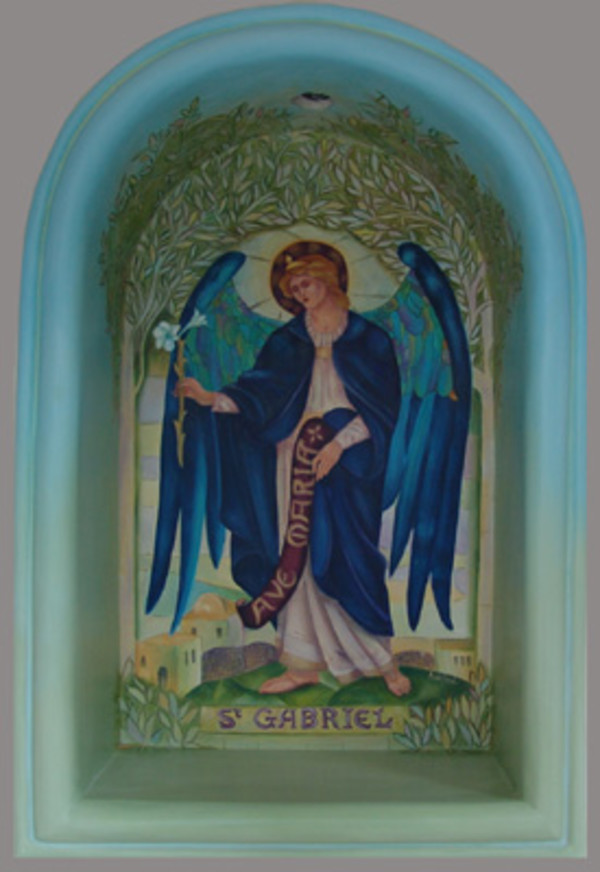 Saint Gabriel Archangel by Jeannina Blanco