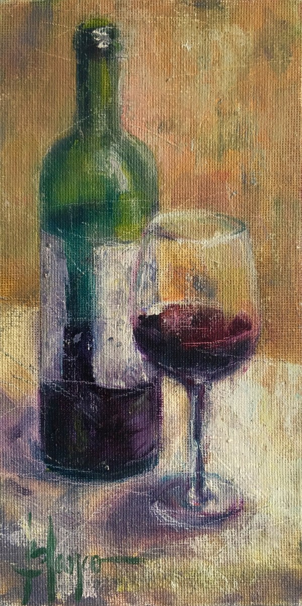 Wine for one by Jeannina Blanco
