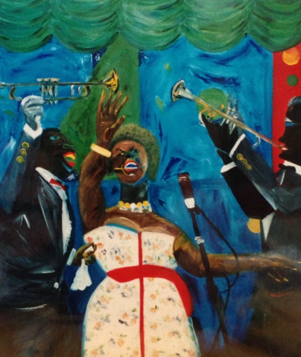Scatting, after Romare Bearden by Jeannina Blanco
