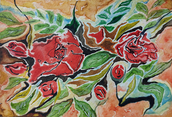 Summer Floral 6 by KJOsborne Artist