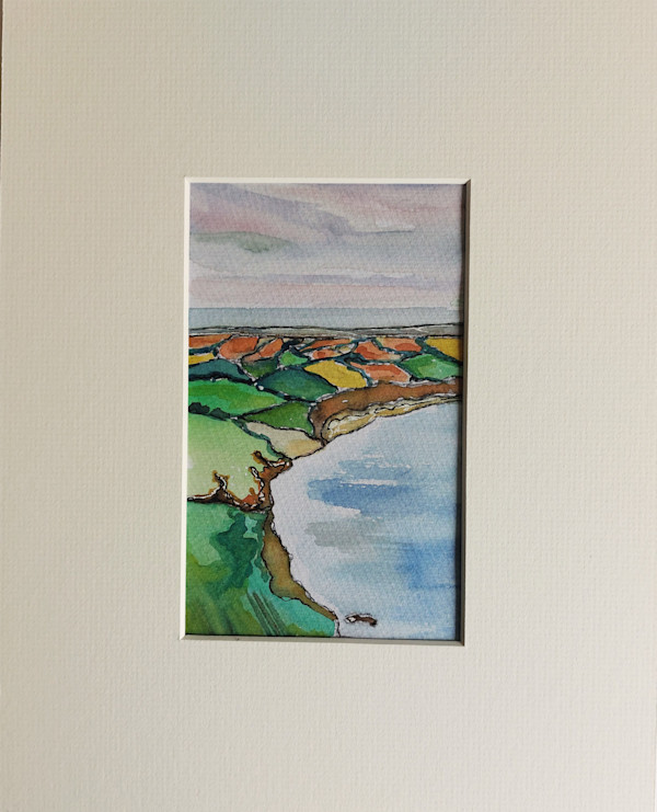 Patchwork Coastline by KJOsborne Artist