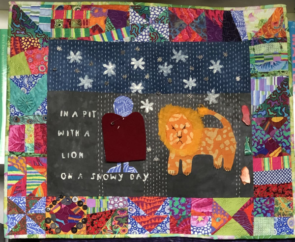 Benaiah and the Lion by Kristy Moeller Ottinger