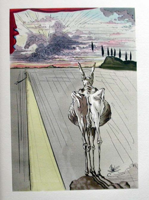 Le Tricorne - Etching #3 by Salvador Dalí