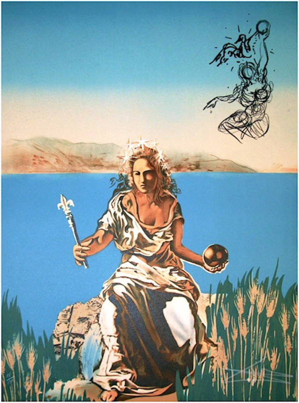 Coronation of Gala by Salvador Dalí