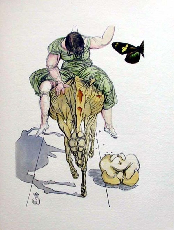 Le Tricorne - Etching #19 by Salvador Dalí
