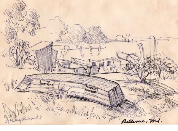 Bellevue, Maryland by Liz Whitney Quisgard (1929-2024)