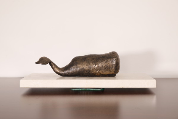 Happy Go Lucky Smiling Whale A/P by Nancy Schön