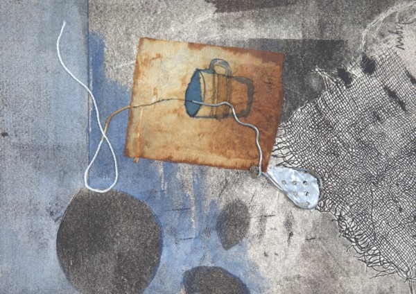 Monoprint Collage by Ruby Silvious