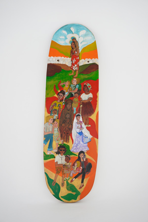 Skateboard Deck - Mother & Child by Rumi Tsuda Estate