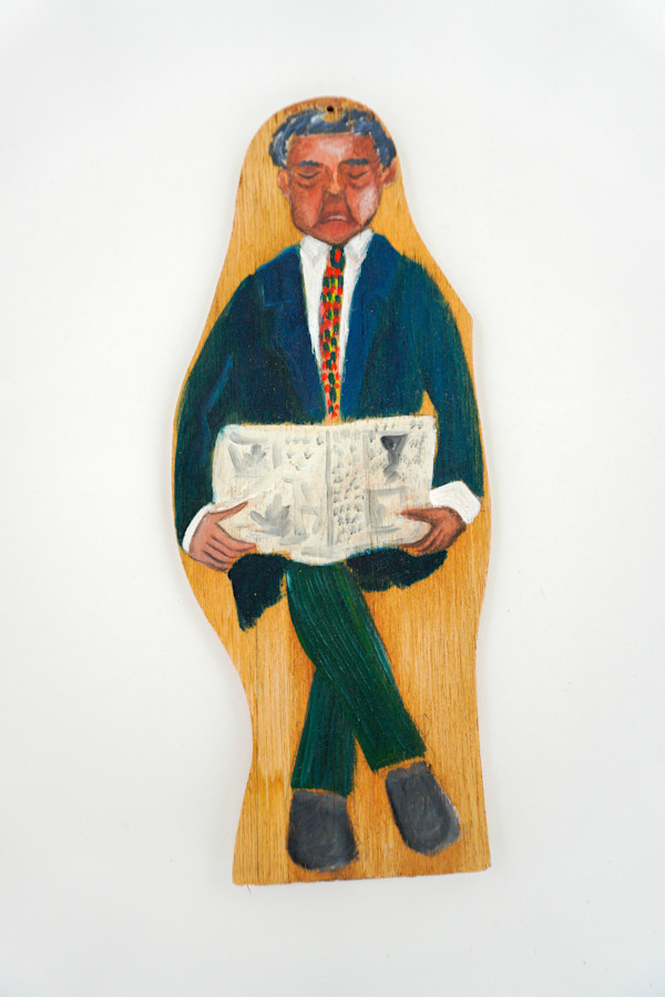 New York Subway Rider from "Manhattan Peace Shrine With 108 Subway Riders" by Rumiko "Rumi"  Tsuda Estate