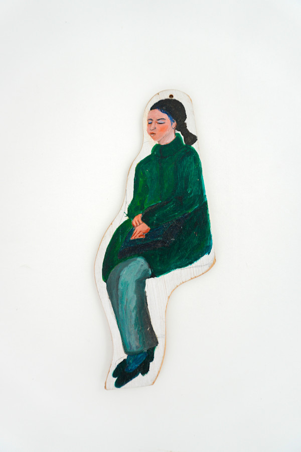 New York Subway Rider from "Manhattan Peace Shrine With 108 Subway Riders" by Rumiko "Rumi"  Tsuda Estate