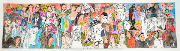 1087 Museum Drawing by Rumi Tsuda Estate