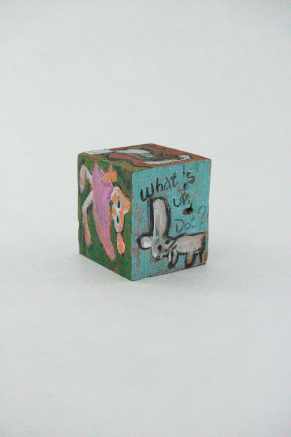 Hand Painted Wood Block by Rumiko "Rumi"  Tsuda Estate, Image 3.