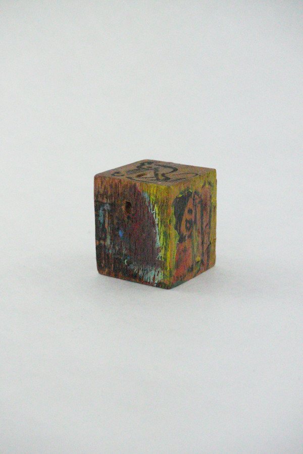 Hand Painted Wood Block by Rumiko "Rumi"  Tsuda Estate, Image 3.