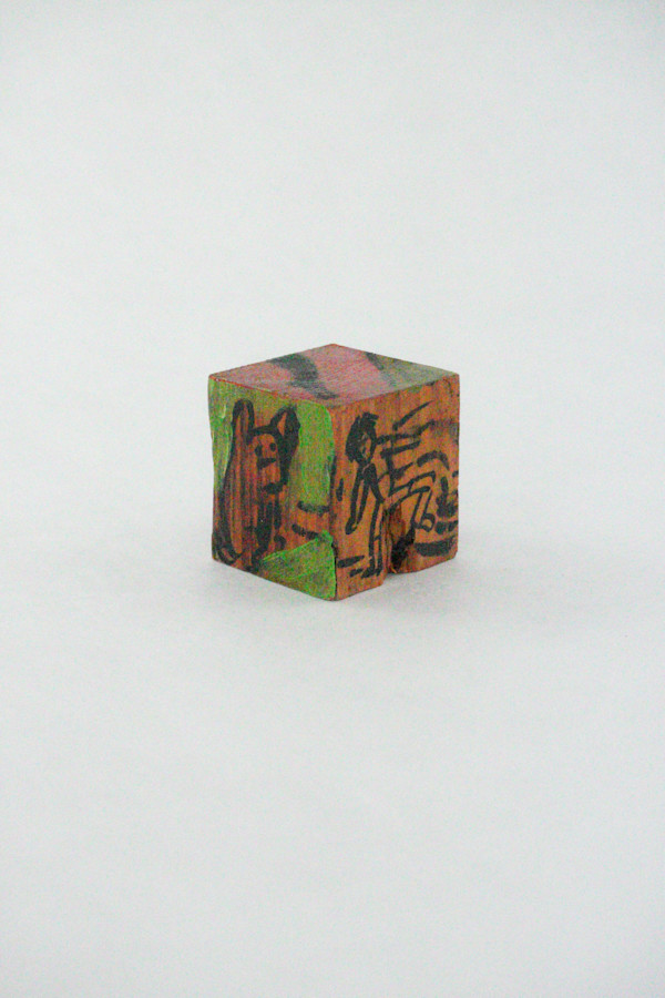 Hand Painted Wood Block by Rumiko "Rumi"  Tsuda Estate