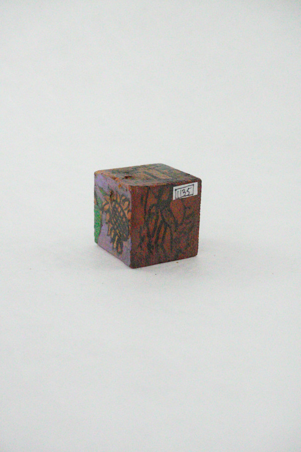 Hand Painted Wood Block by Rumiko "Rumi"  Tsuda Estate