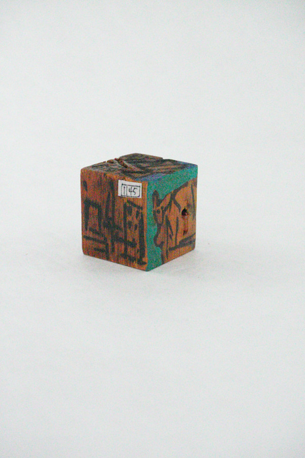 Hand Painted Wood Block by Rumiko "Rumi"  Tsuda Estate