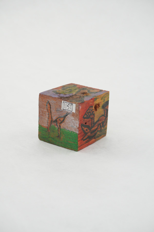 Hand Painted Wood Block by Rumiko "Rumi"  Tsuda Estate