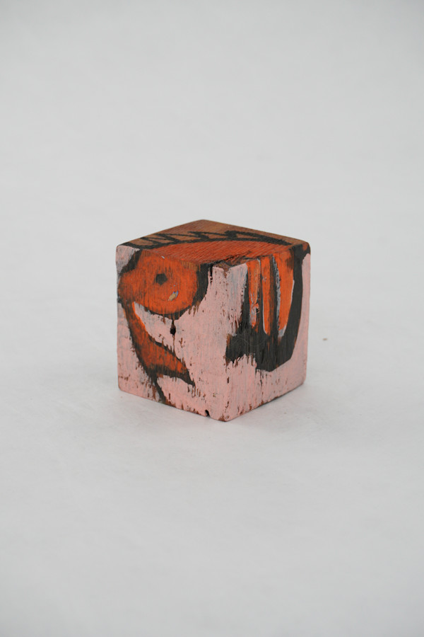 Hand Painted Wood Block by Rumiko "Rumi"  Tsuda Estate