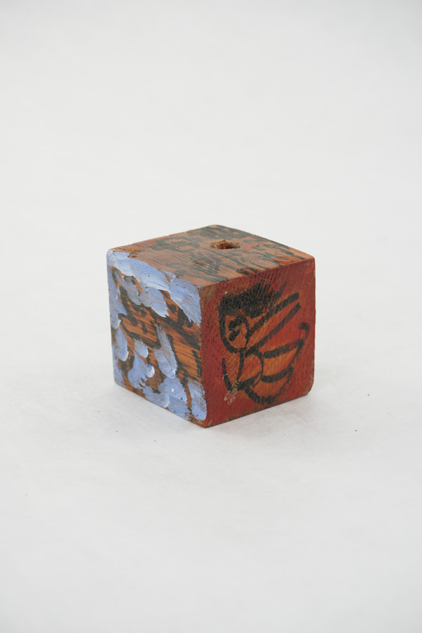 Hand Painted Wood Block by Rumiko "Rumi"  Tsuda Estate