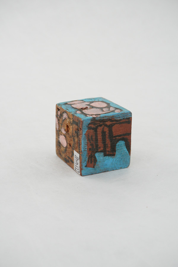 Hand Painted Wood Block by Rumiko "Rumi"  Tsuda Estate